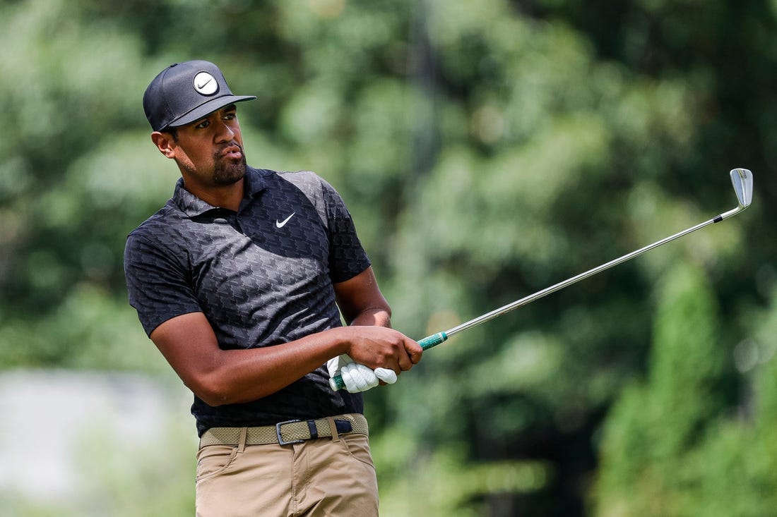 PGA Tony Finau tied atop leaderboard at Rocket Mortgage CWEB